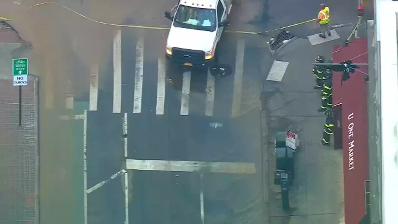 Water main break floods part of Greenwich Village