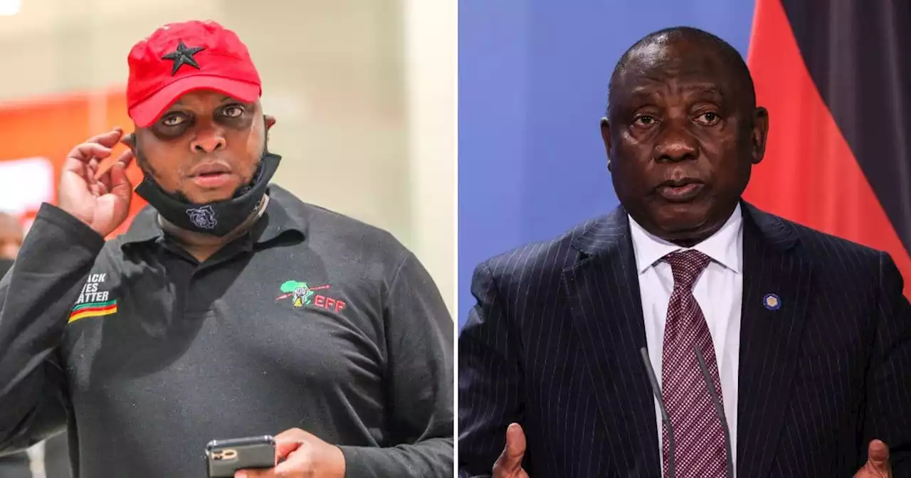 'Leave the office': EFF wants Ramaphosa to step down, says he failed dismally