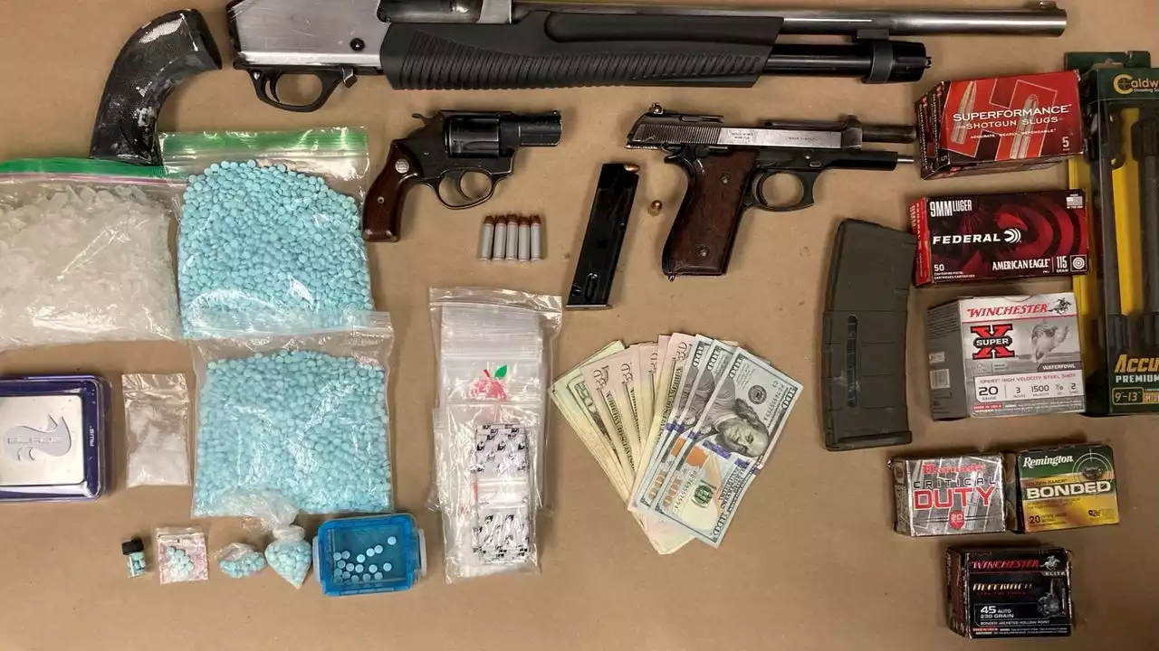 Stolen cars, guns, drugs and cash seized, 4 arrested in Everett drug bust