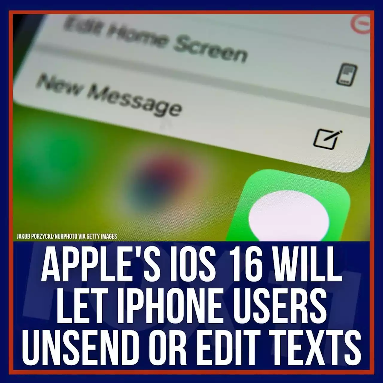 Apple iOS 16: Upcoming software update will allow users to recall, edit texts