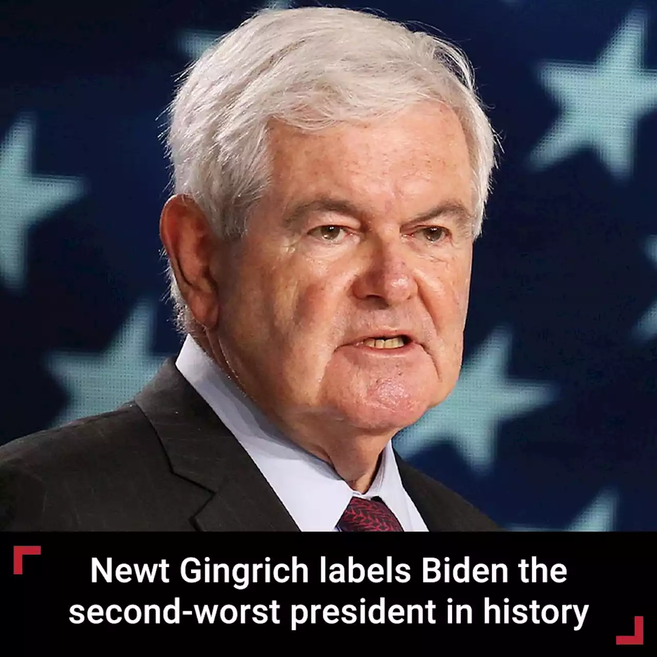 Newt Gingrich labels Biden the second-worst president in American history