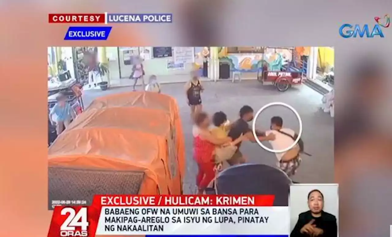 OFW stabbed to death as man runs amok in Lucena City