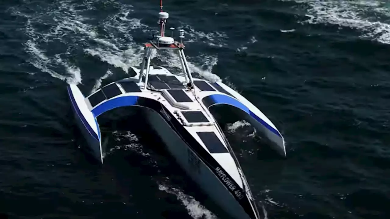 An AI-captained solar boat just crossed the Atlantic Ocean