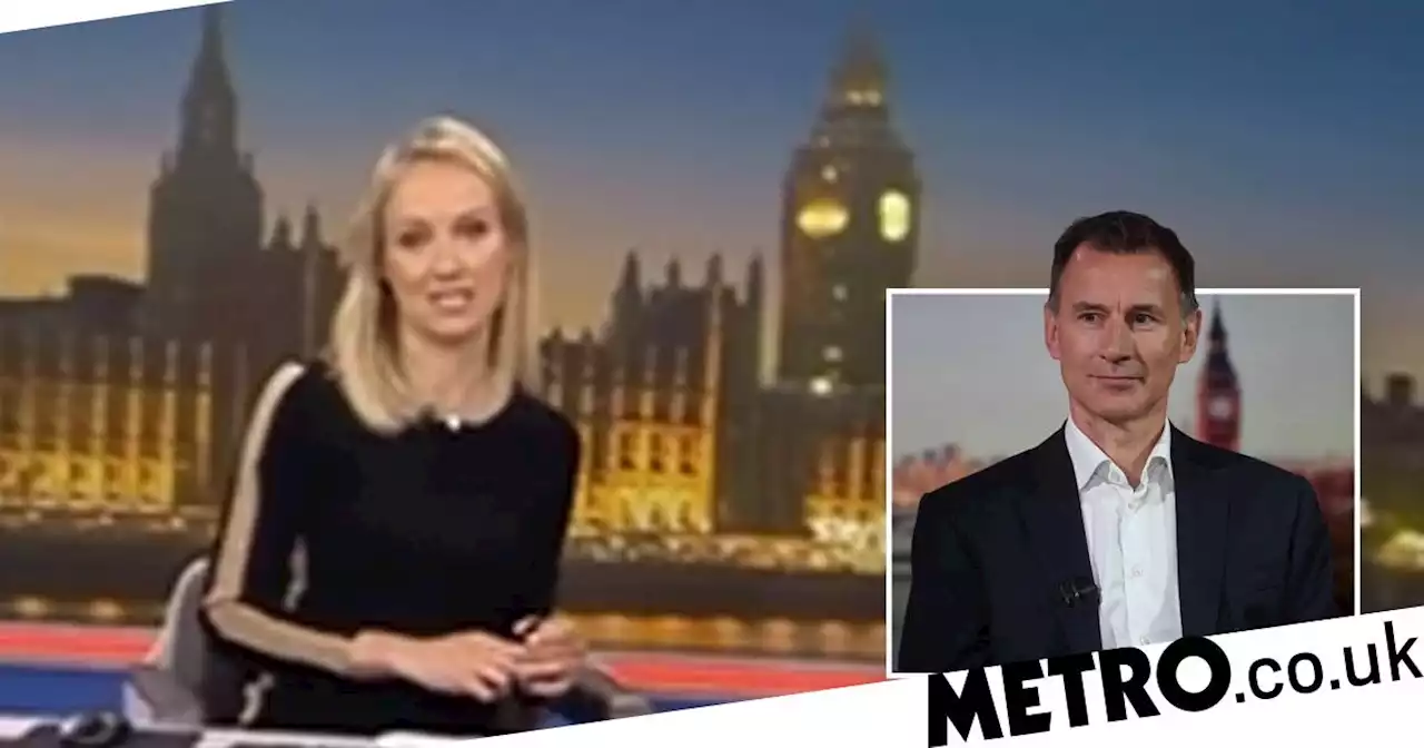 Sky News presenter butchers Jeremy Hunt's name live on-air and drops in C-bomb