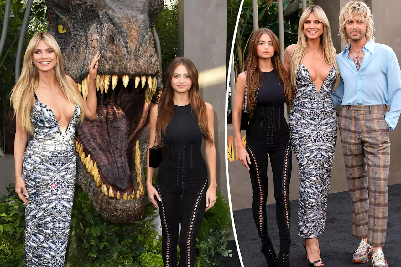 Heidi Klum and daughter Leni stun at ‘Jurassic World: Dominion’ premiere