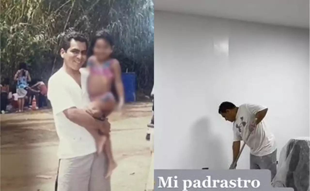 Joven agradece en TikTok a su padrastro por cuidarla y apoyarla más que su verdadero padre