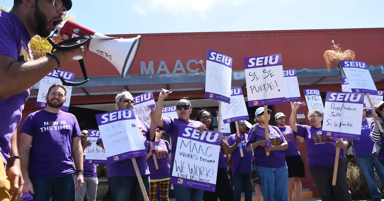 Why are MAAC employees on strike?