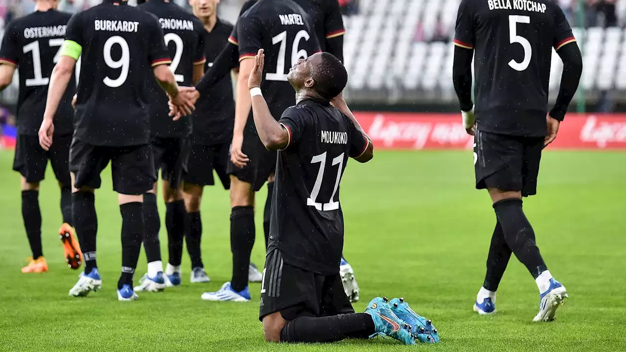 Fußball: Dank Moukoko - Deutsche U21 siegt auch beim 'Schaulaufen' in Polen