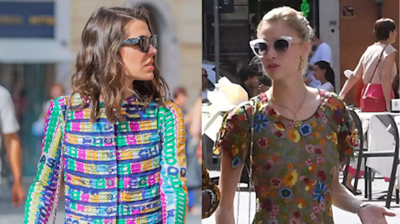 Charlotte Casiraghi e Beatrice Borromeo, due principesse a Roma