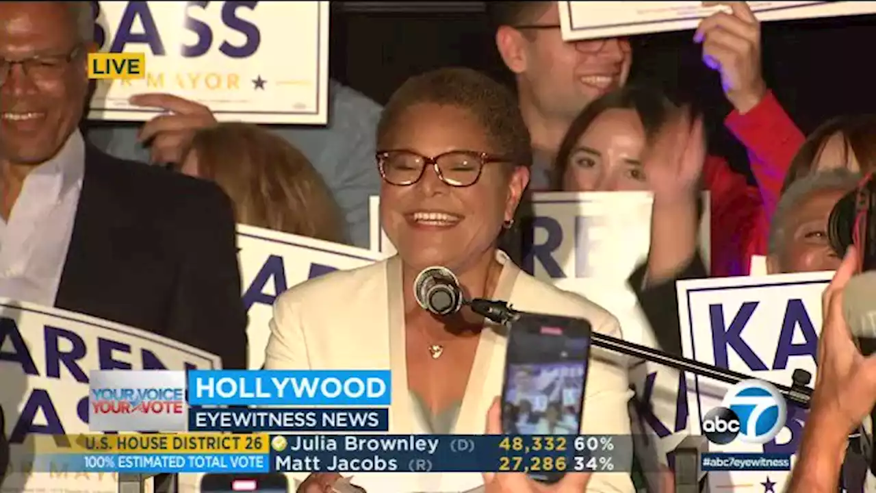 LA mayor's race: Rick Caruso, Karen Bass heading to November runoff election