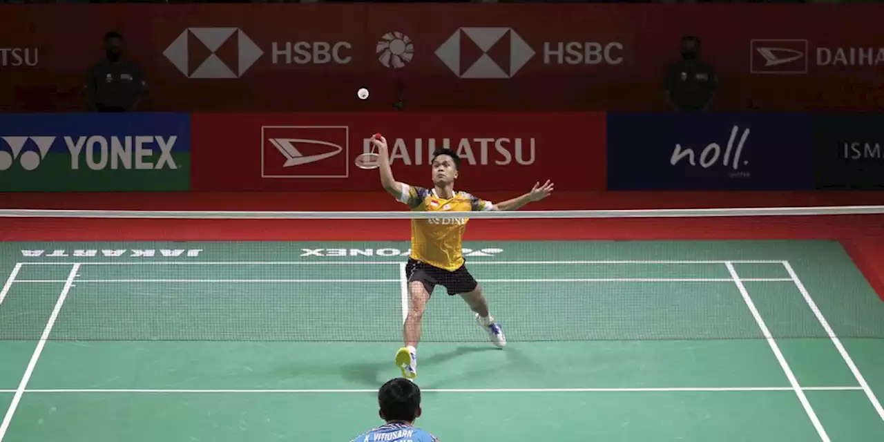 Hasil Indonesia Masters 2022: Anthony Sinisuka Ginting Harus Kerja Keras untuk Kalahkan Kunlavut Vitidsarn - Bola.net