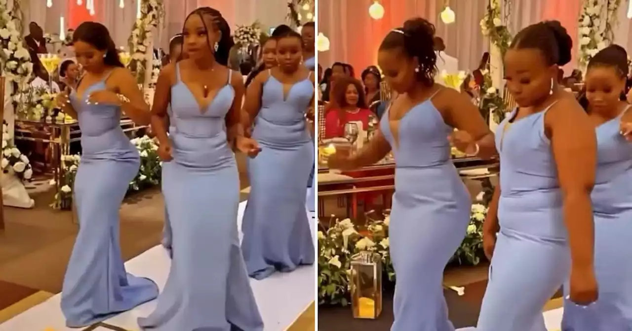 Video of curvy bridesmaids in tight dresses goes viral with over 1M views online