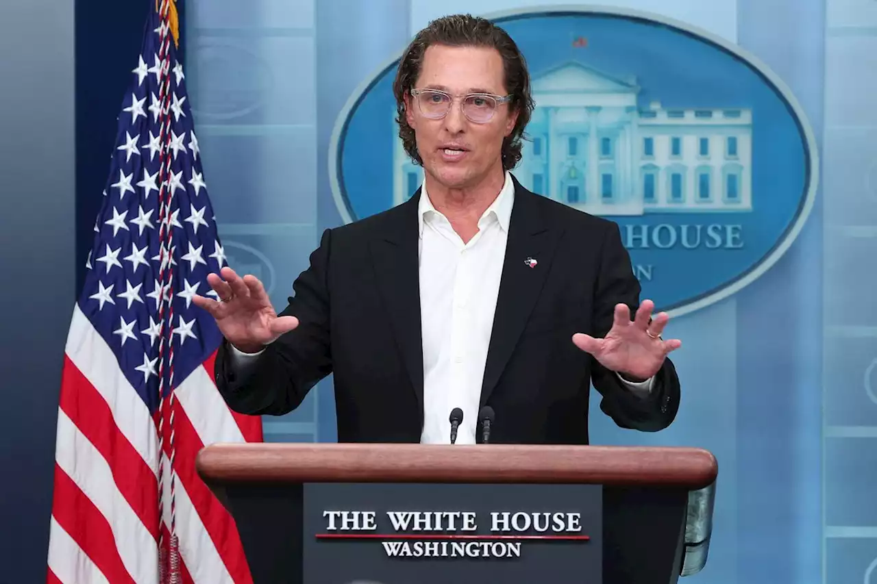 Matthew McConaughey makes emotional appeal for 'gun responsibility' at White House | Channel