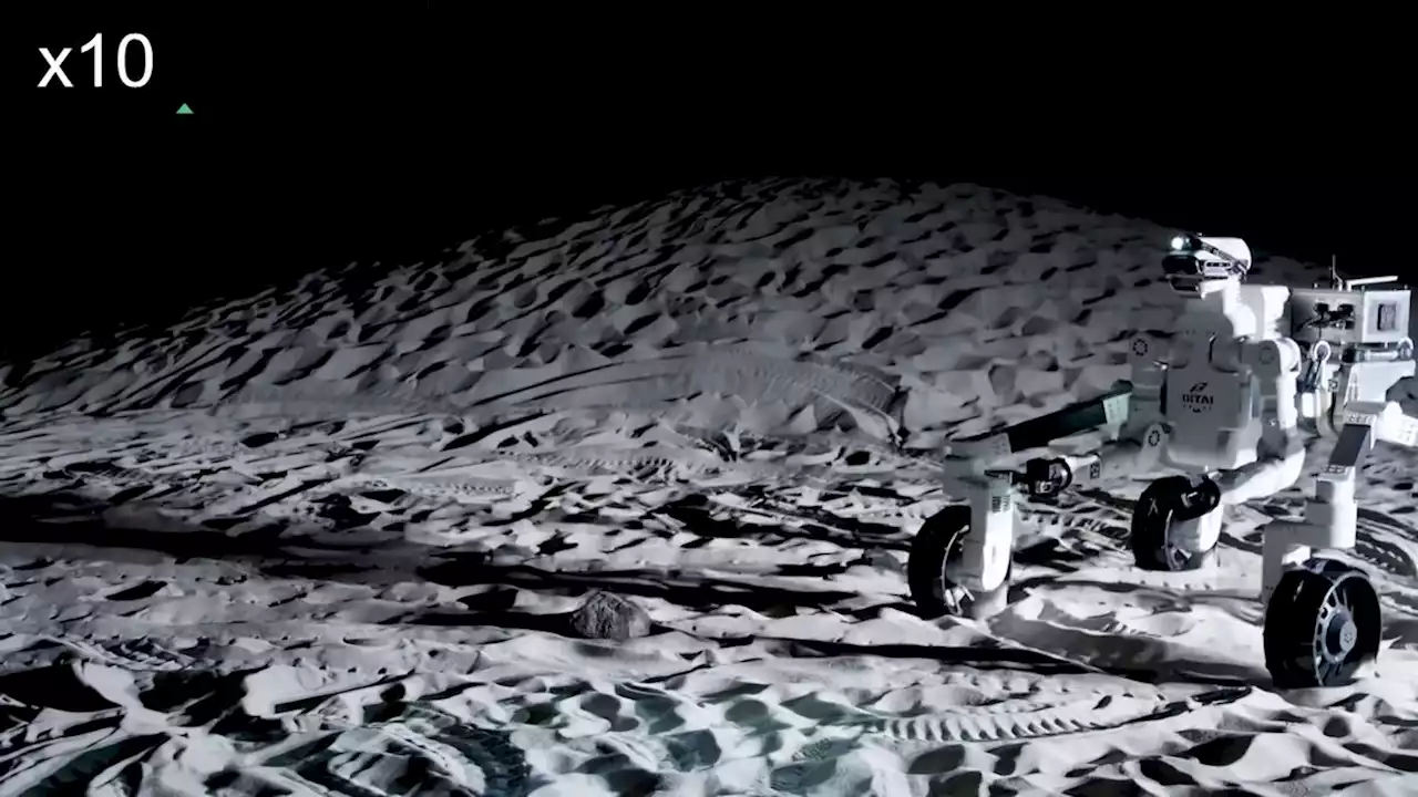 This lunar rover prototype looks kind of like a spider-human - CNN Video