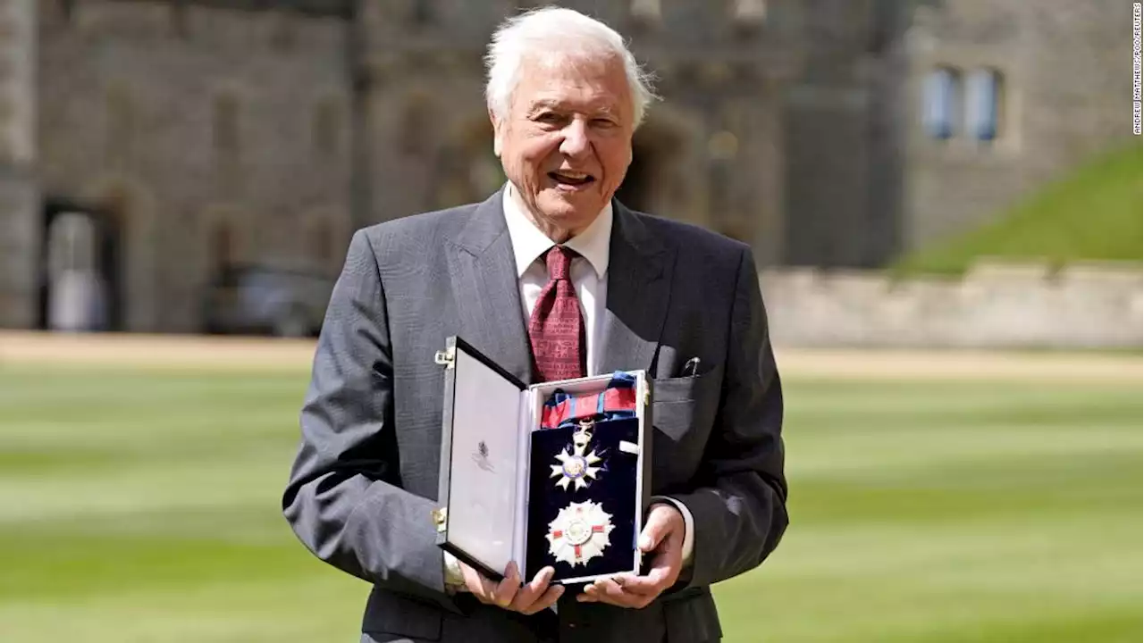 David Attenborough receives a second knighthood