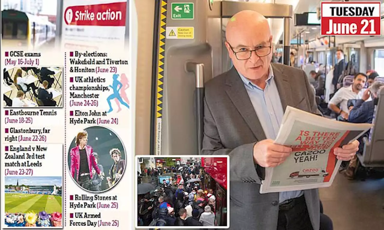 'It's utter folly': Train unions are slammed as 50,000 plan walk-out