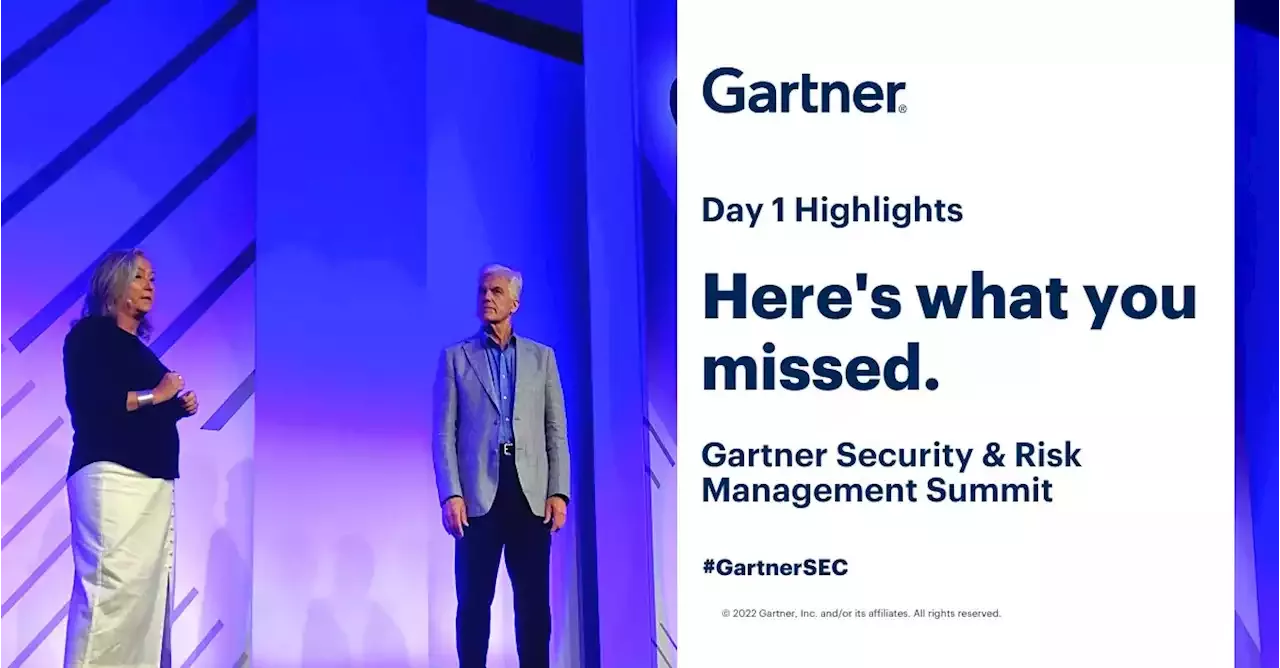 Gartner Security & Risk Management Summit 2022 National Harbor Day 1