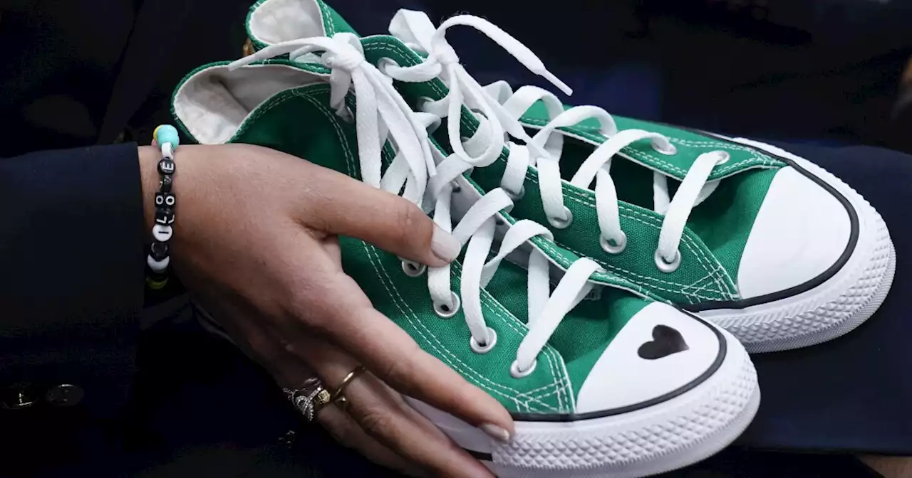 The story of a Uvalde victim's green shoes captures the White House's attention