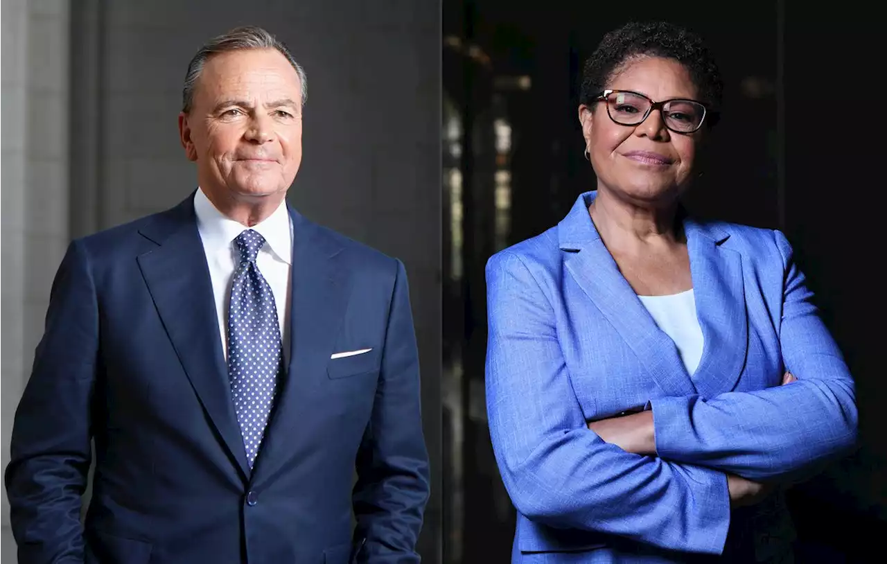 L.A. mayor's race: Rick Caruso and Karen Bass headed to November runoff