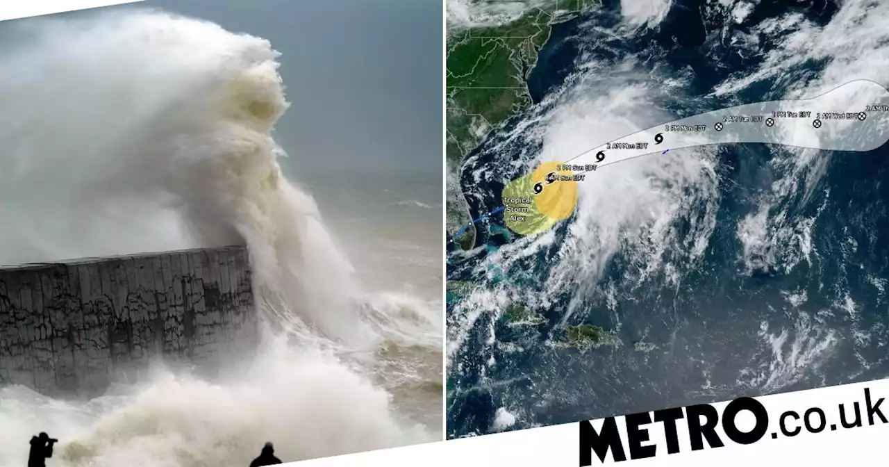 Brits face 'unseasonably strong' winds when remnants of Storm Alex batter nation