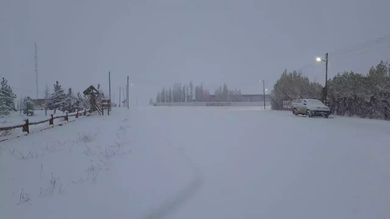 Alerta por vientos fuertes y nieve en cuatro provincias