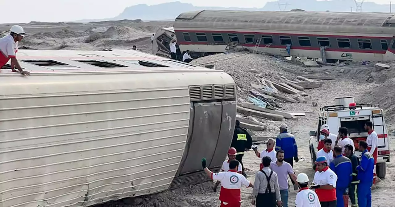 At least 17 killed, 50 injured in Iran trail derailment