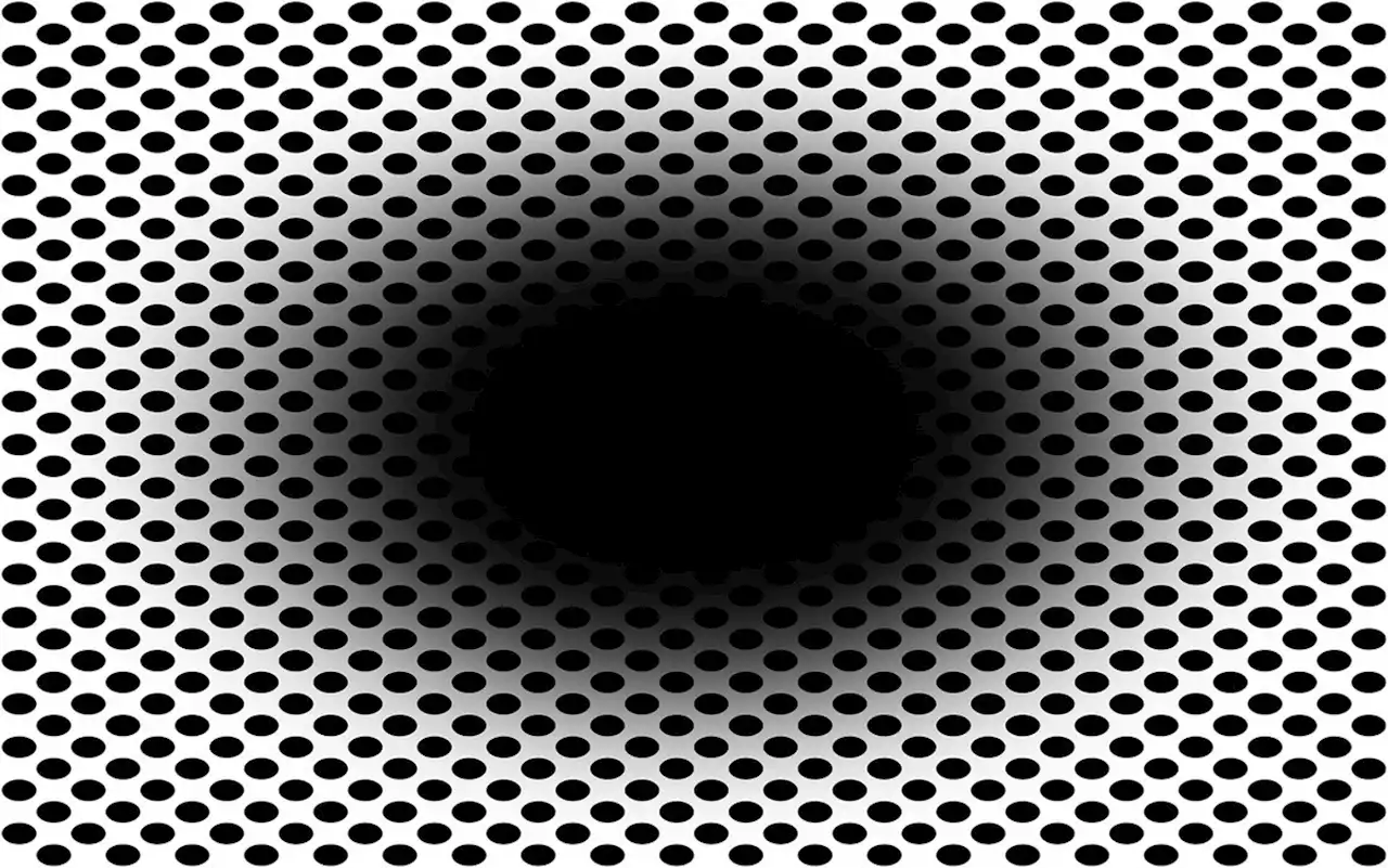 New Visual Illusion Trick Your Brain into Thinking Static Black Hole is Expanding | Sci-News.com