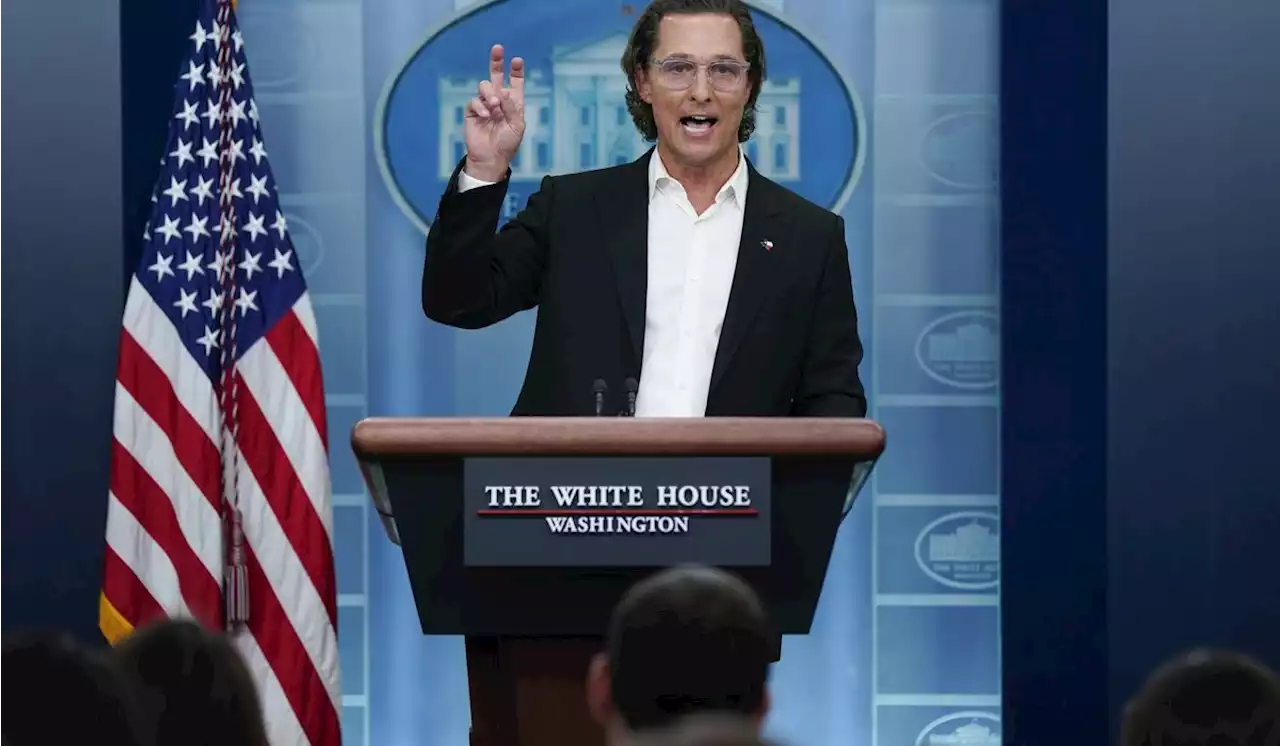 Matthew McConaughey urges gun reform at White House press briefing