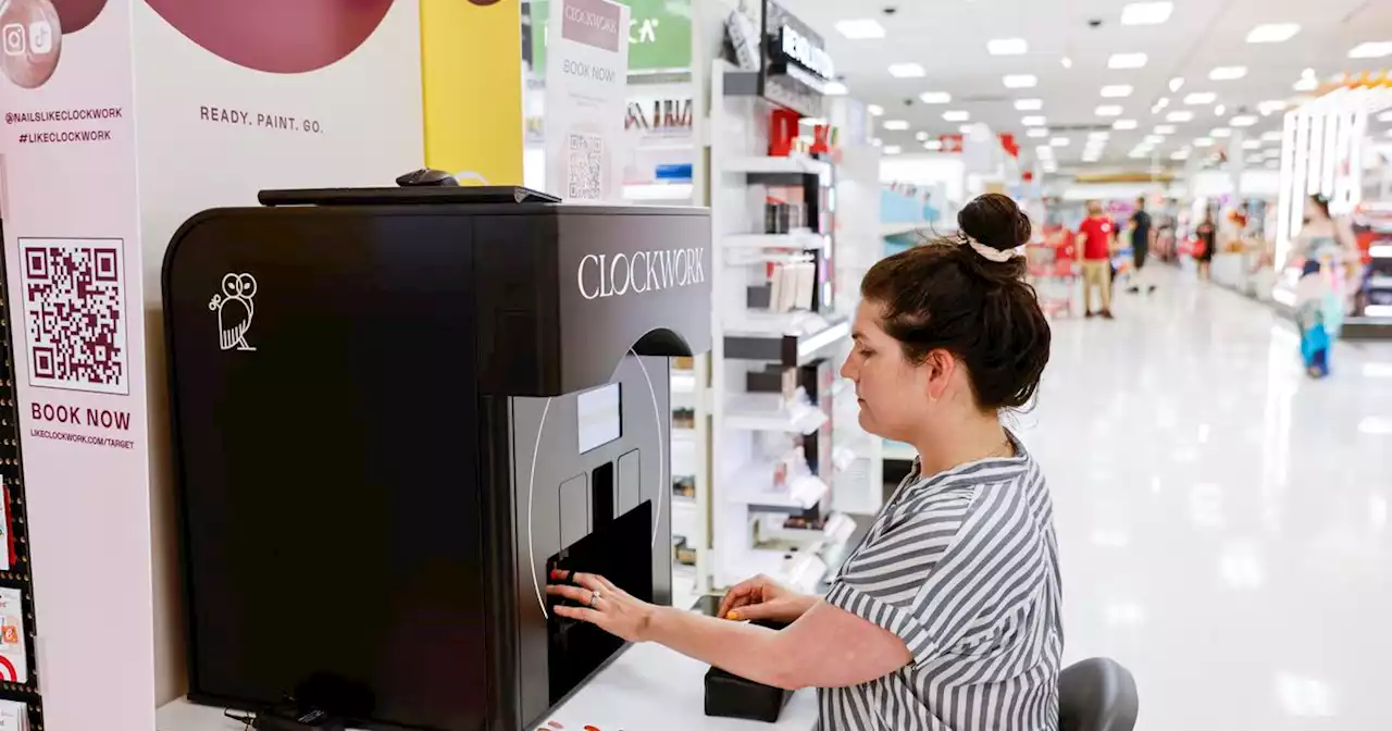 At Target, there’s a robot that paints your nails for $10 in under 10 minutes