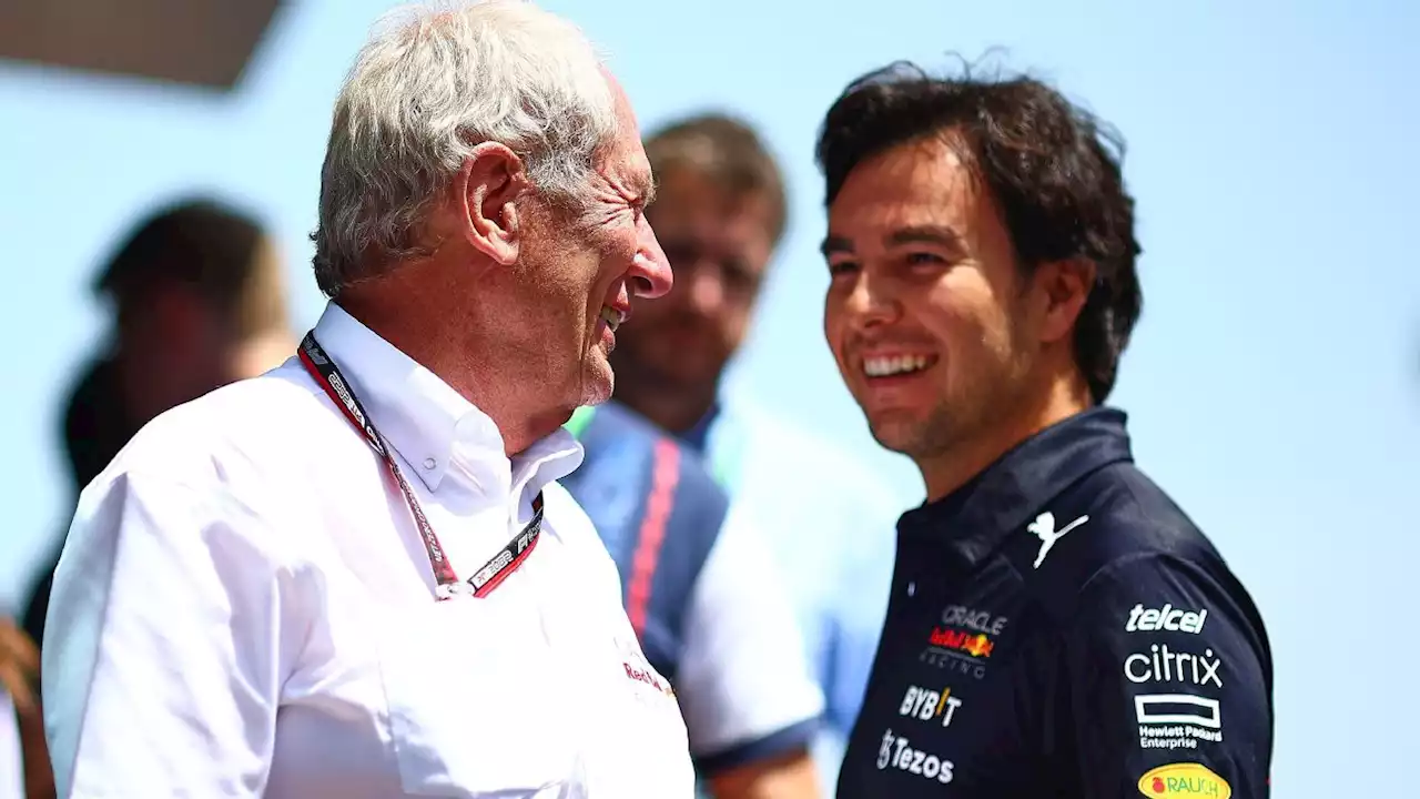 Helmut Marko aclara que Checo Pérez firmó antes de las prácticas en Mónaco