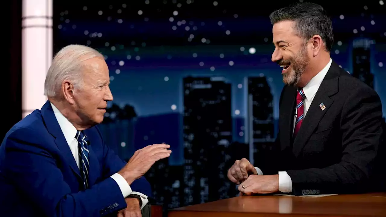 Biden Tells Jimmy Kimmel He's Thinking About Maybe Doing Something to Protect Abortion Rights