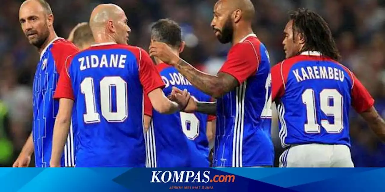 Ada Mantan Pemain Timnas Perancis Dampingi Trofi Piala Dunia