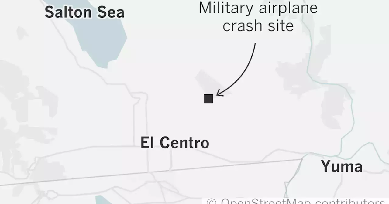 Marine Corps Osprey aircraft crashes in Imperial County; at least 4 killed, source says