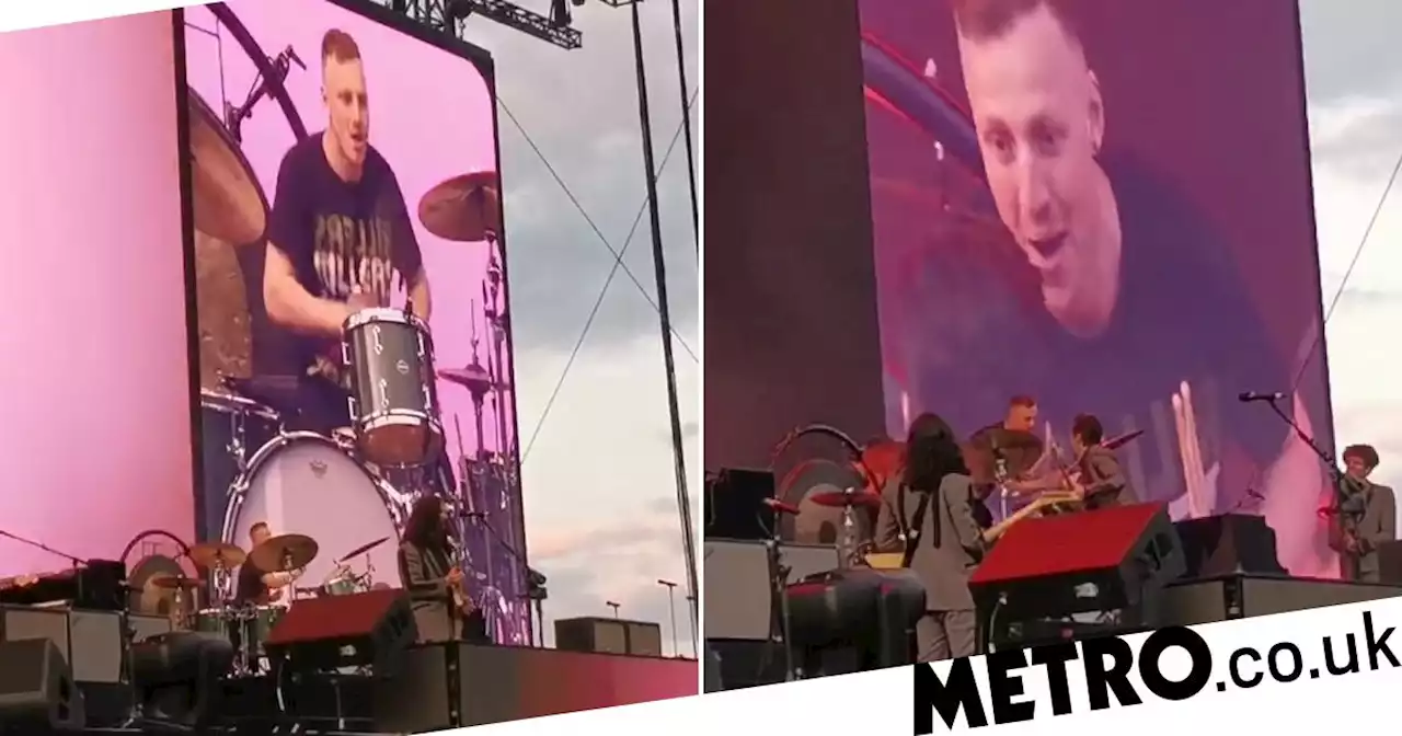 Drum teacher was 'shaking' after he was called onstage to play with The Killers