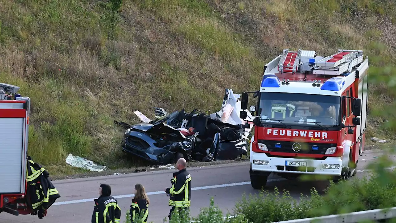 Drei Menschen sterben bei Unfall auf der A14