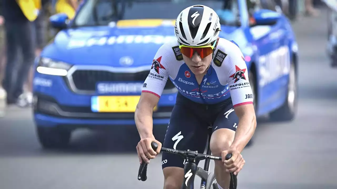 Remco Evenepoel leader Quick Step-Alpha Vinyl sur le Tour de Suisse