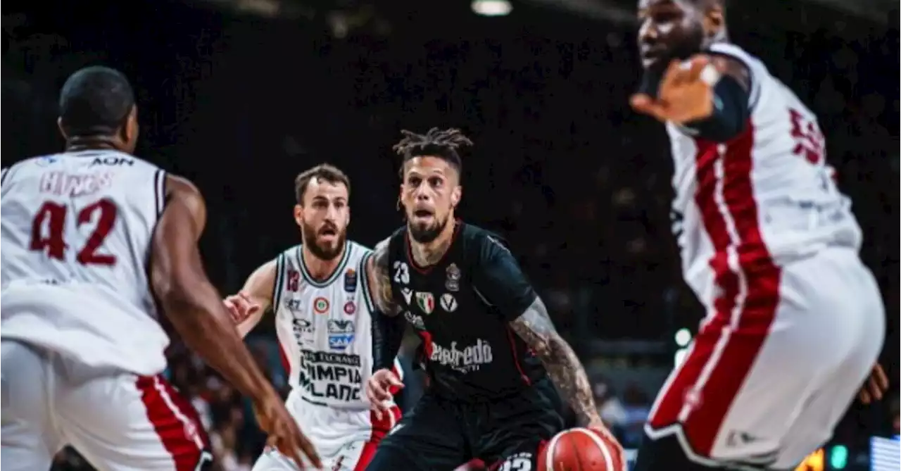 Basket, finale scudetto: Milano passa a Bologna e si prende gara -1