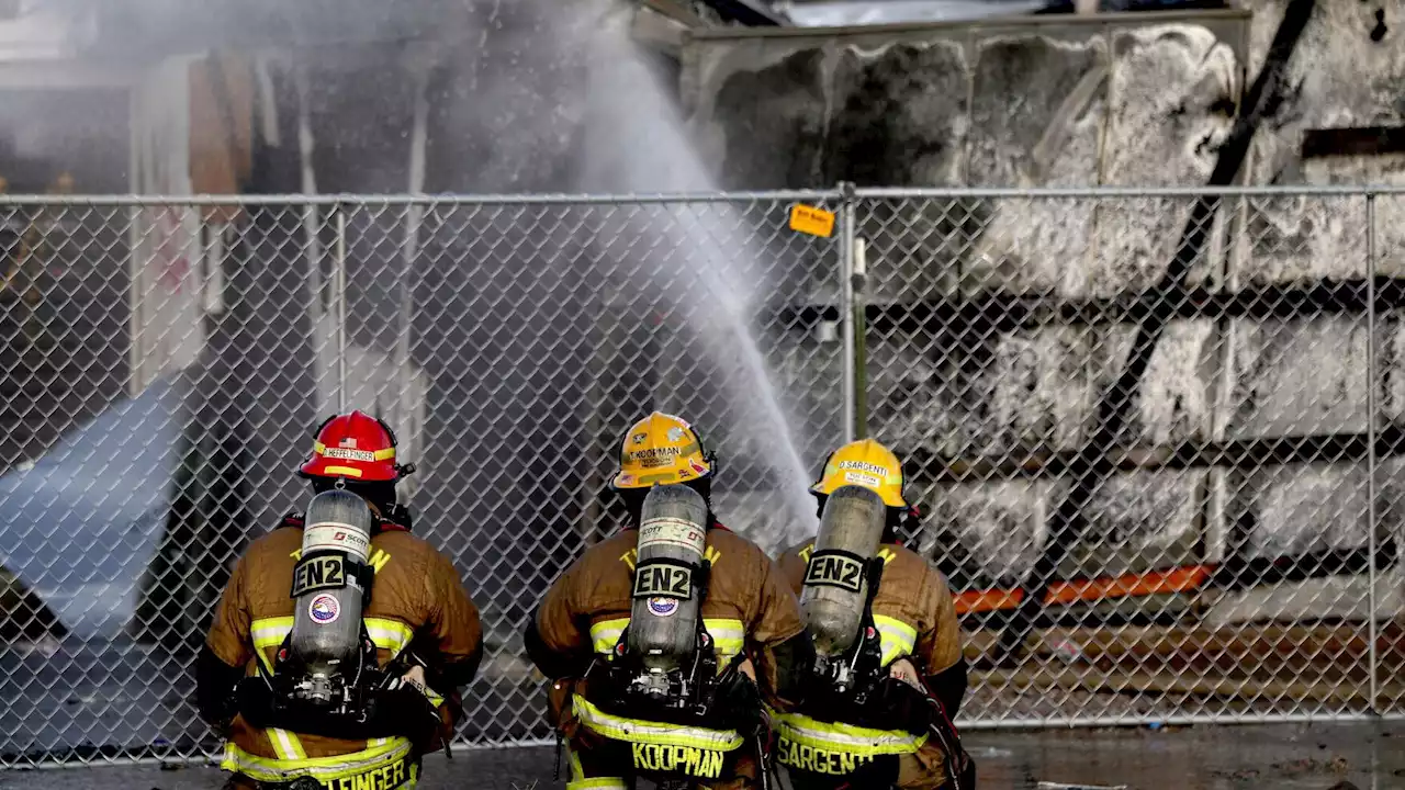 Photos: Tucson Fire Department units fight a two-alarm blaze