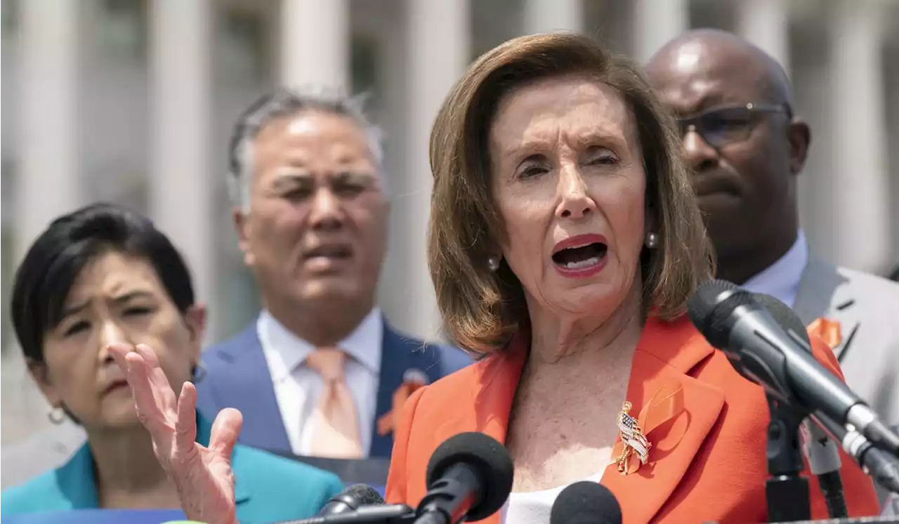 Pelosi refuses to say if she’ll support a bipartisan Senate gun deal