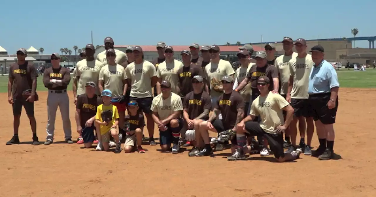 Padres annual alumni softball game