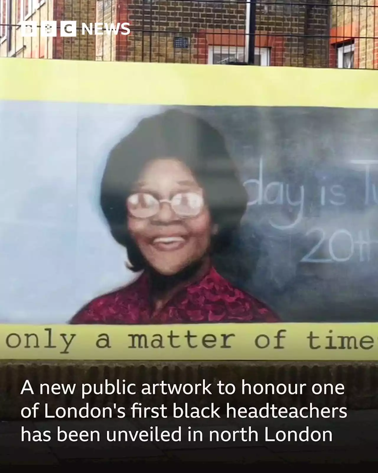 Beryl Gilroy: Public artwork honours Camden's first black headteacher