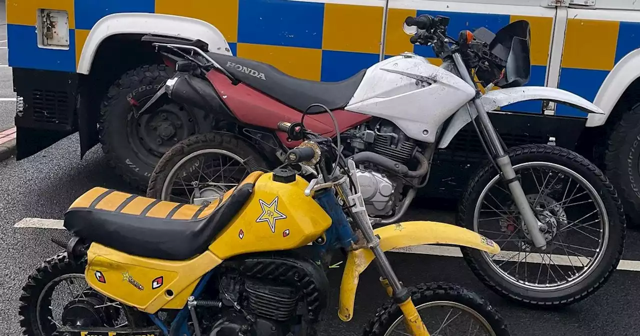 Police warning after bike and scrambler seized in West Belfast