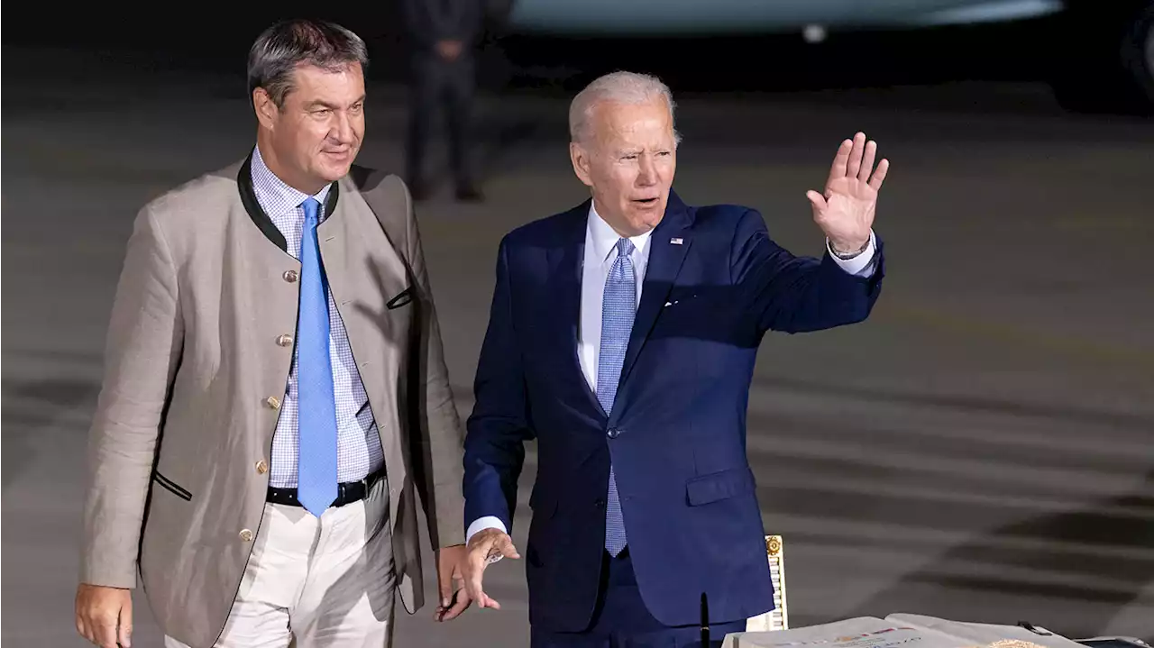 Söder-Tochter verteidigt sein Outfit bei Biden-Besuch