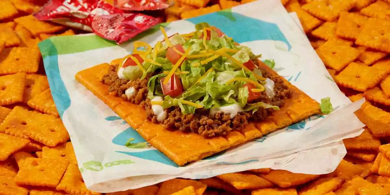 Taco Bell introduces a tostada on a giant Cheez-It