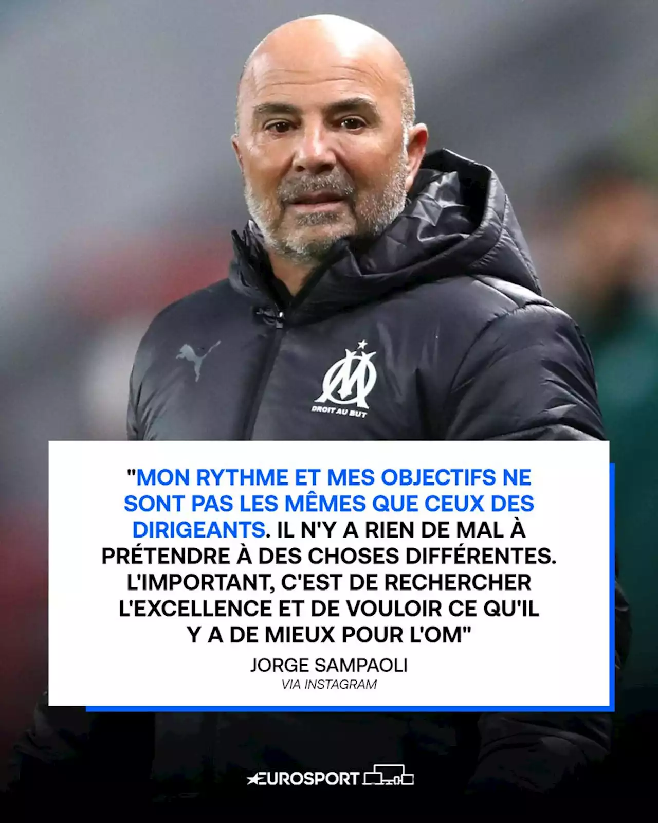 Départ de Jorge Sampaoli de l'OM : L'entraîneur argentin pointe le manque d'ambition de la direction de Marseille