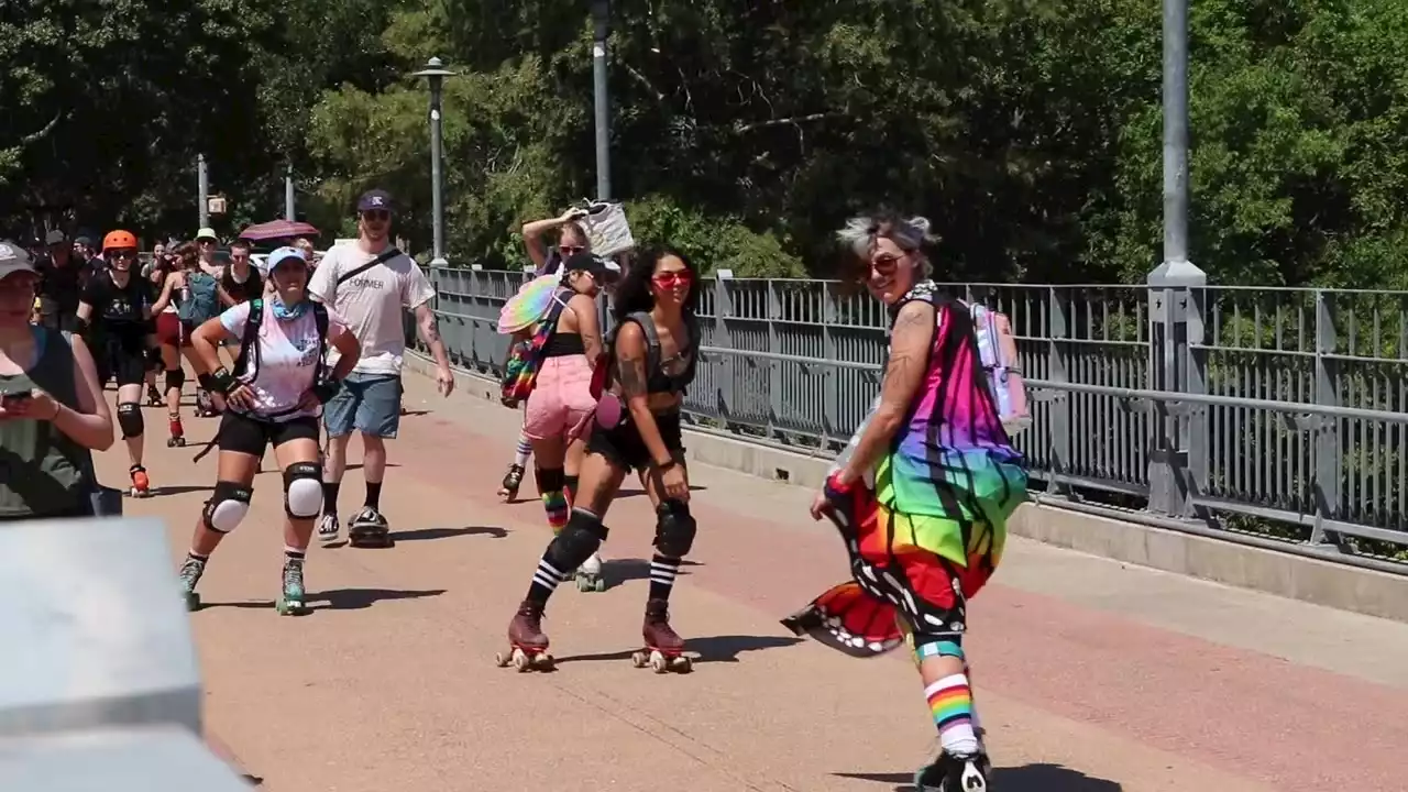 Texas Roller Derby, CIB Austin team up for downtown Pride celebration