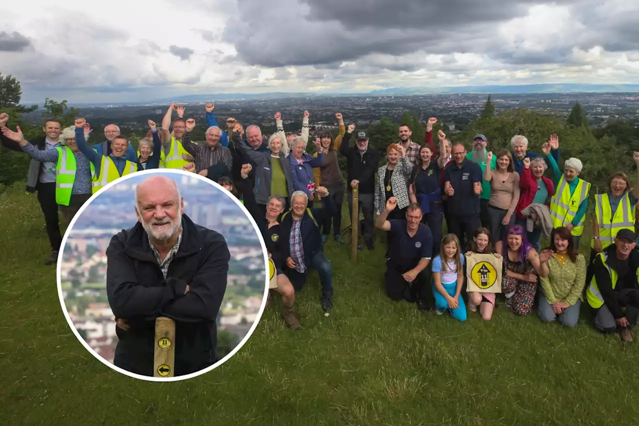 Cameron McNeish officially opens Scotland's 'greenest urban route' in Glasgow's Southside