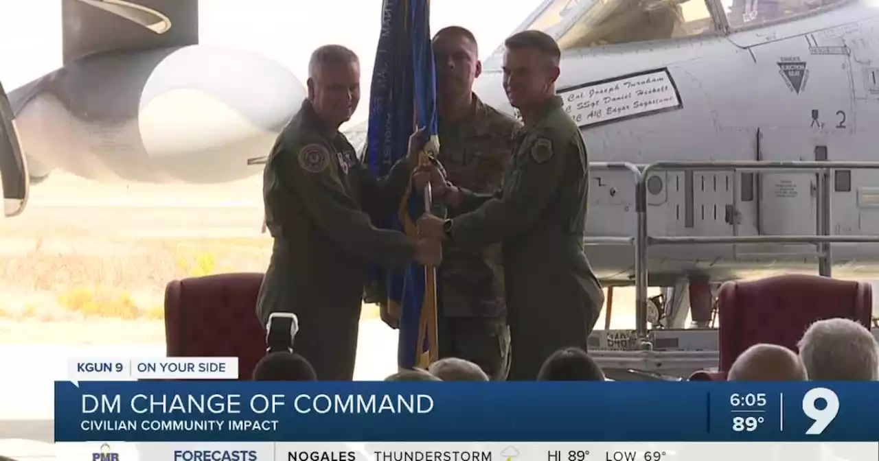 New commander at Davis-Monthan AFB