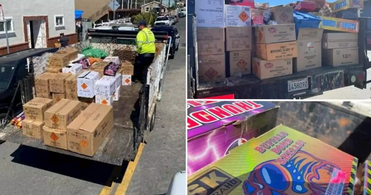 2 arrested for allegedly selling illegal fireworks in San Pablo after anonymous tip