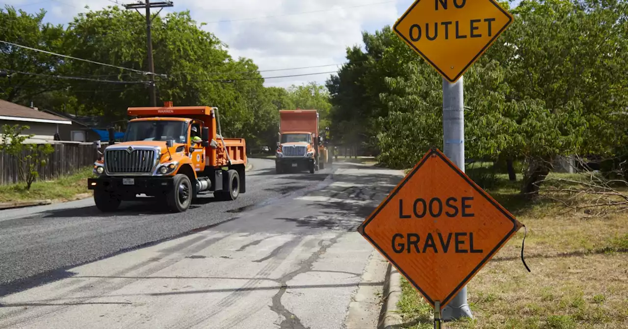 Why does the city 'repair' streets by covering them in gravel?